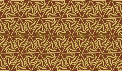 Modern elegant background Triangles, lines.. For your design. Brown color. Vector seamless pattern in geometric style.