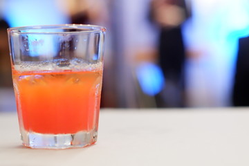 glass of orange juice