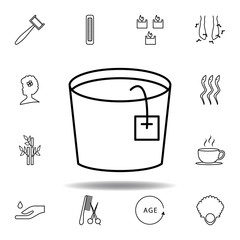 spa pan for aromatherapy outline icon. Detailed set of spa and relax illustrations icon. Can be used for web, logo, mobile app, UI, UX