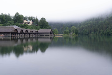 Obraz premium house on a lake