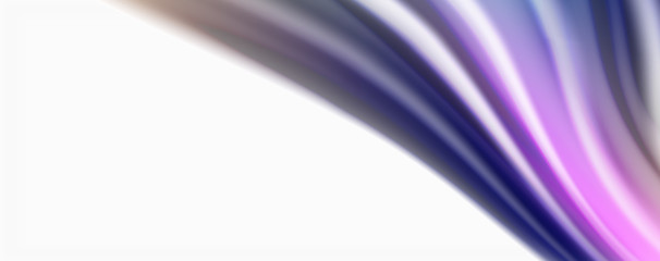 Glossy colorful liquid waves abstract background,, modern techno lines