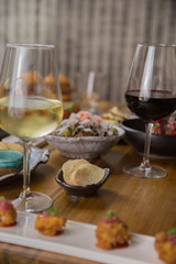 Tapas and wine