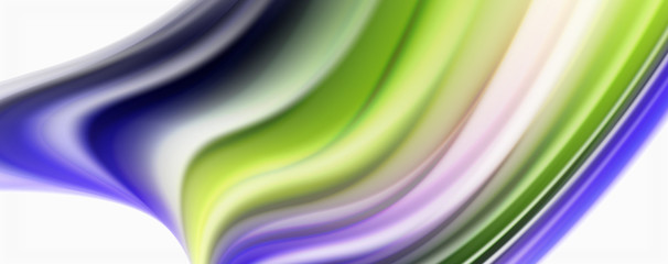 Glossy colorful liquid waves abstract background,, modern techno lines