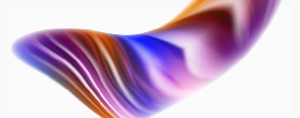 Glossy colorful liquid waves abstract background,, modern techno lines