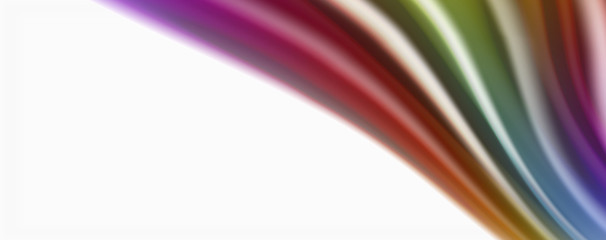 Color flowing waves, liquid conceptual abstract background