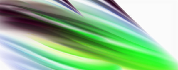 Glossy colorful liquid waves abstract background,, modern techno lines