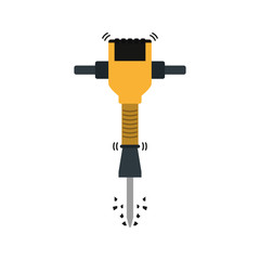 Icon of a jackhammer
