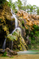 Fototapeta premium Cascada de la Hiedra de Teruel, Mora de Rubielos