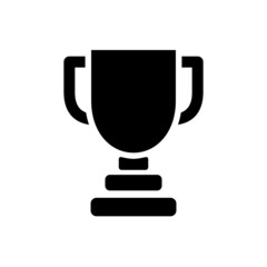 Trophy icon vector. champions cup icon illustration.