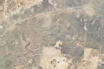  Gray-brown concrete texture with wavy stains.