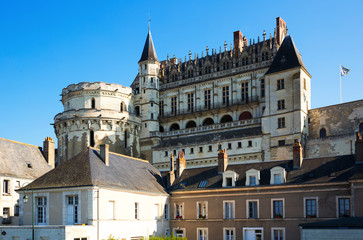 Fototapeta na wymiar Chateau d'Amboise in Amboise