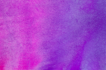 purple watercolor background, sheet of paper covered with paint with texture
