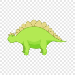 Stegosaurus icon. Cartoon illustration of stegosaurus vector icon for web