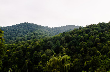 beautiful view to an armenian mountains