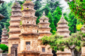 Talin Buddhist Pagoda Forest China