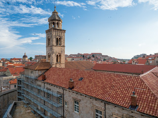 Fototapeta na wymiar Landscape of the Old town in Dubrovnik, Croatia.