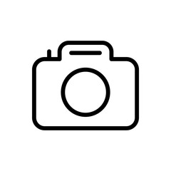 Camera icon - Vector. Photo concept vector illustration.