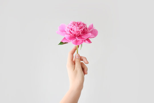 Flowers in hand deals