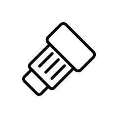 Camera, light, flash icon - Vector. Photo concept vector illustration.