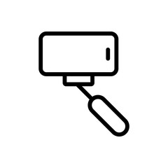 Mobile, tripod icon - Vector. Photo concept vector illustration.