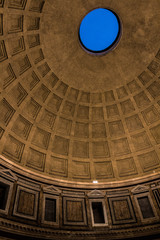 Ceiling of the Pantheon in Rome