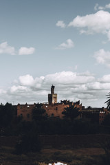 Obraz premium edinburgh castle at sunset