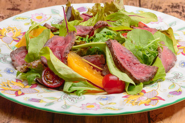 ローストビーフのサラダ