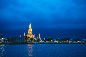 King Zheng Temple on the Mekonan River in Bangkok, Thailand