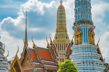 Fototapeta premium Jade Buddha Temple, Grand Palace, Bangkok, Thailand
