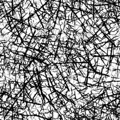 Grunge background black and white seamless. Abstract crack texture.