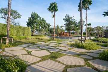 Naklejka premium Texture or pattern of paving walkway.