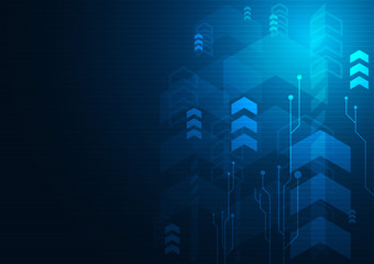 line arrow movement abstract background