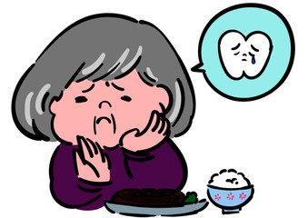 歯が痛い＿お年寄り