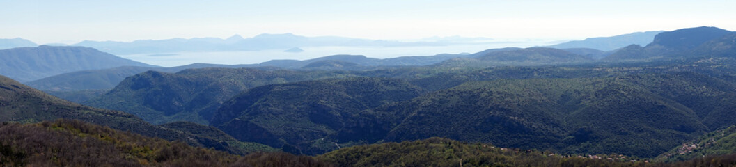 Mountain and sea