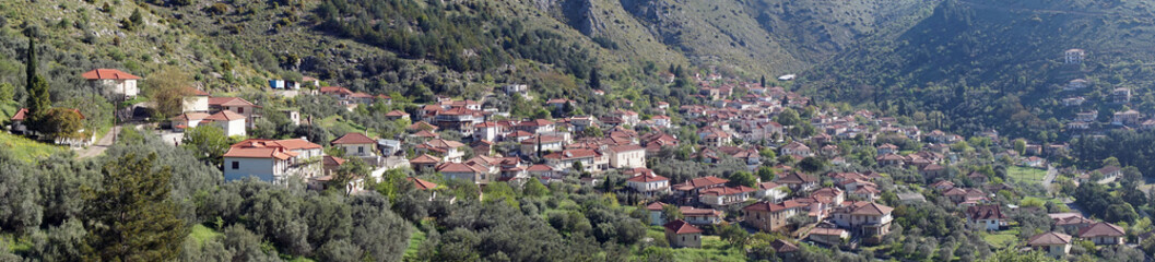 Fototapeta na wymiar Panorama of Daras village