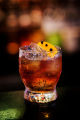 Whiskey lime cocktail alcohol drink