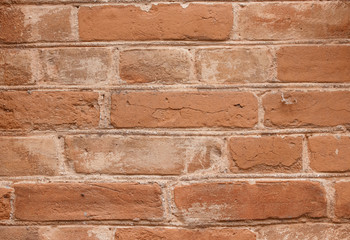 old red brick wall background