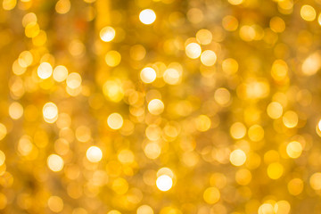 Obraz premium Gold abstract glitter defocus bokeh lights