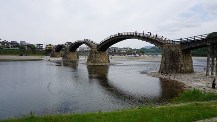 Obraz premium 日本三名橋「錦帯橋」の絶景！