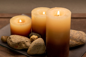  beautiful candles very subtle and aromatic