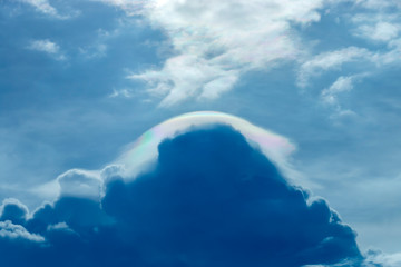 Naklejka premium Beautiful cloud on the sky background.