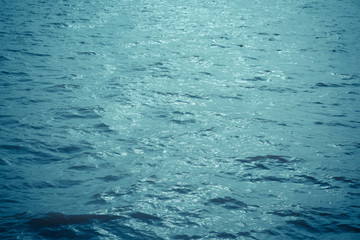 Blue water wave texture