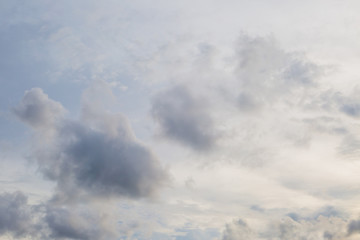 Sky and clouds before sunset