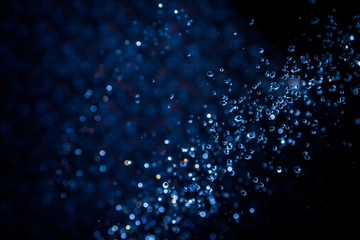 Black Bokeh water