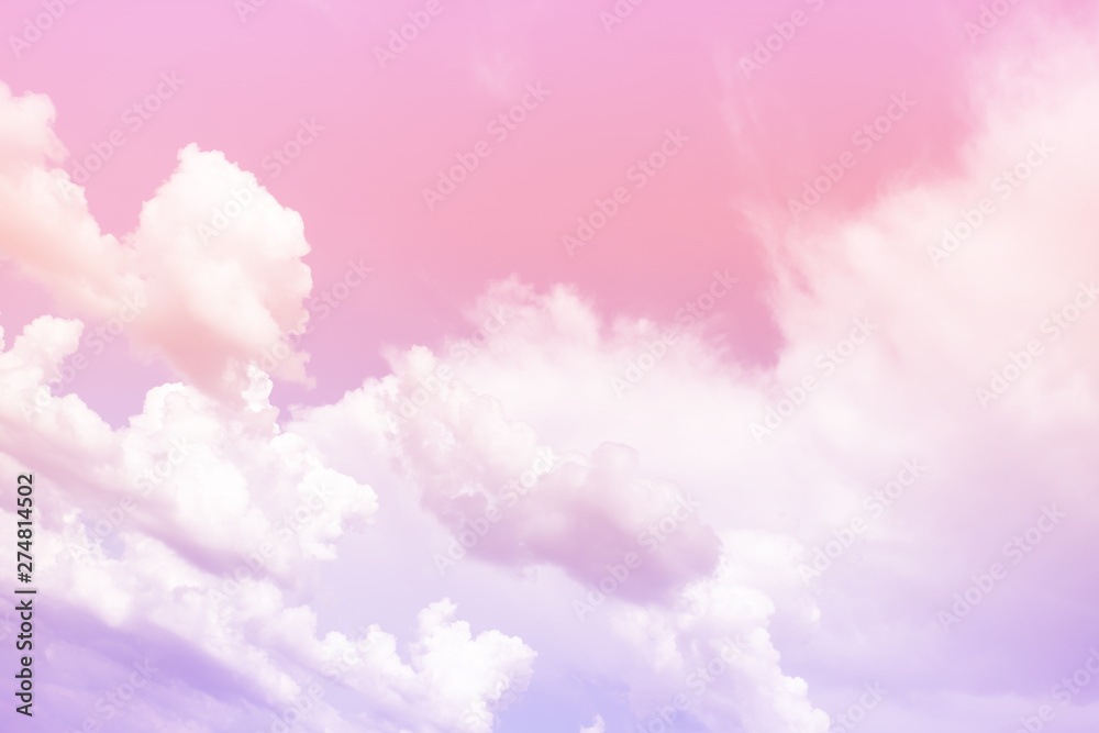 Canvas Prints cloud and sky with a pastel colored. nature abstract background