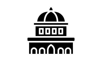 Obraz premium Landmark icon for notable locations and tourist spots