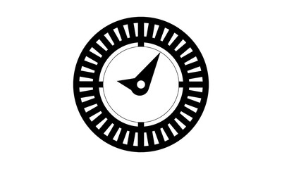Clock line icon for time management and scheduling