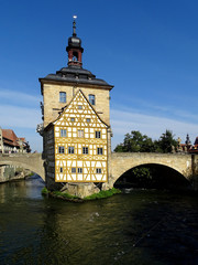 Das Alte Rathaus in Bamberg ist eines der bedeutendsten Bauwerke, das die historische von Bamberg...
