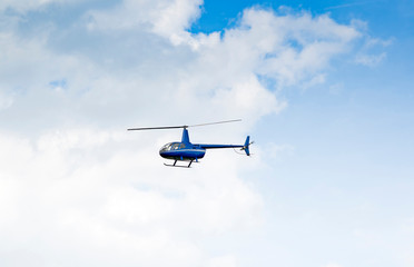 helicopter flying