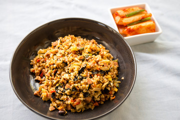 Korean Kimchi Bokumbap(Korean Style Fried Rice)